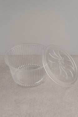 Transparent cake box pack of 10 size -8x8x5