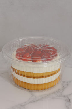 Transparent cake box pack of 10 size -8x8x5