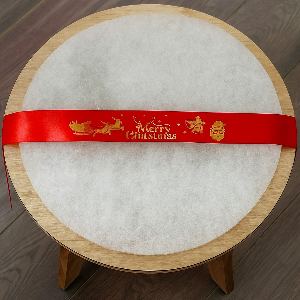 Merry Christmas Ribbon Red 5 mtr