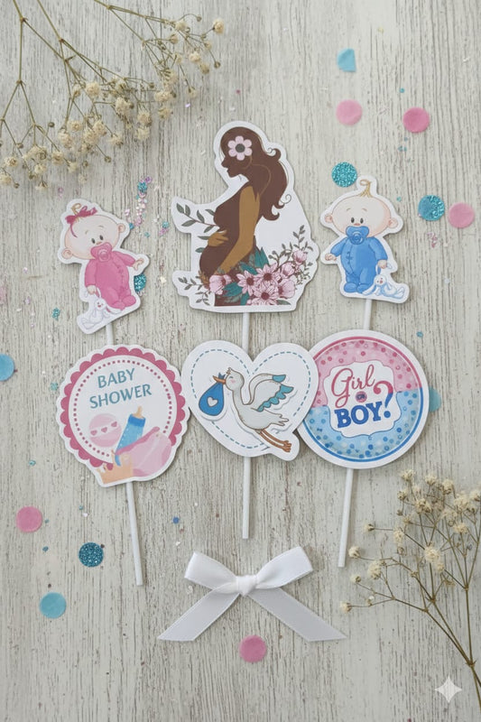 Baby shower theme topper