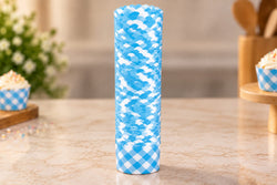 Blue And White Cupcake Liner 2.5 Inch Pack Of 50