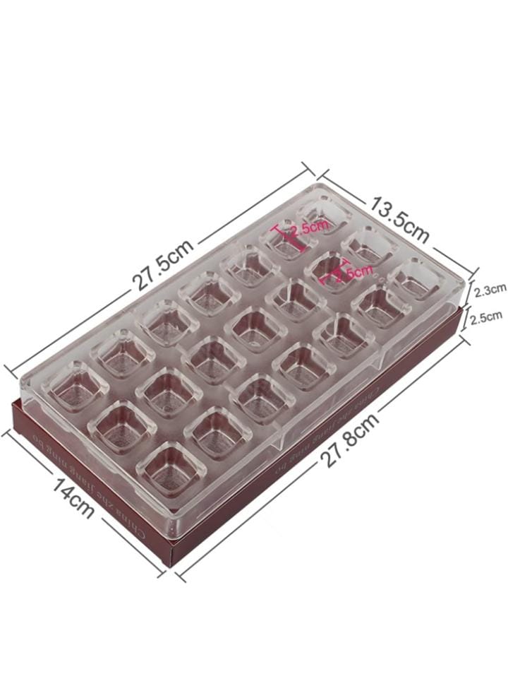 21 Cavity Square Shape Polycarbonate Mould