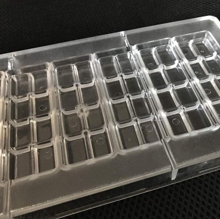 7 Cavity Set Chocolate Bar Design Polycarbonate Mould