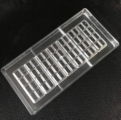 7 Cavity Set Chocolate Bar Design Polycarbonate Mould