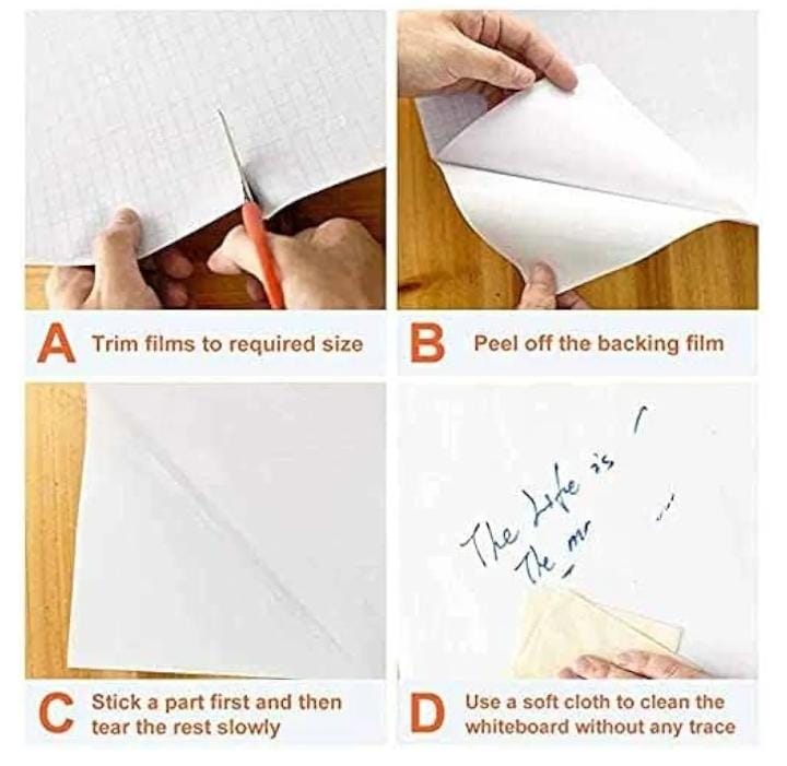 Whiteboard Roll Sheet with Marker Pen