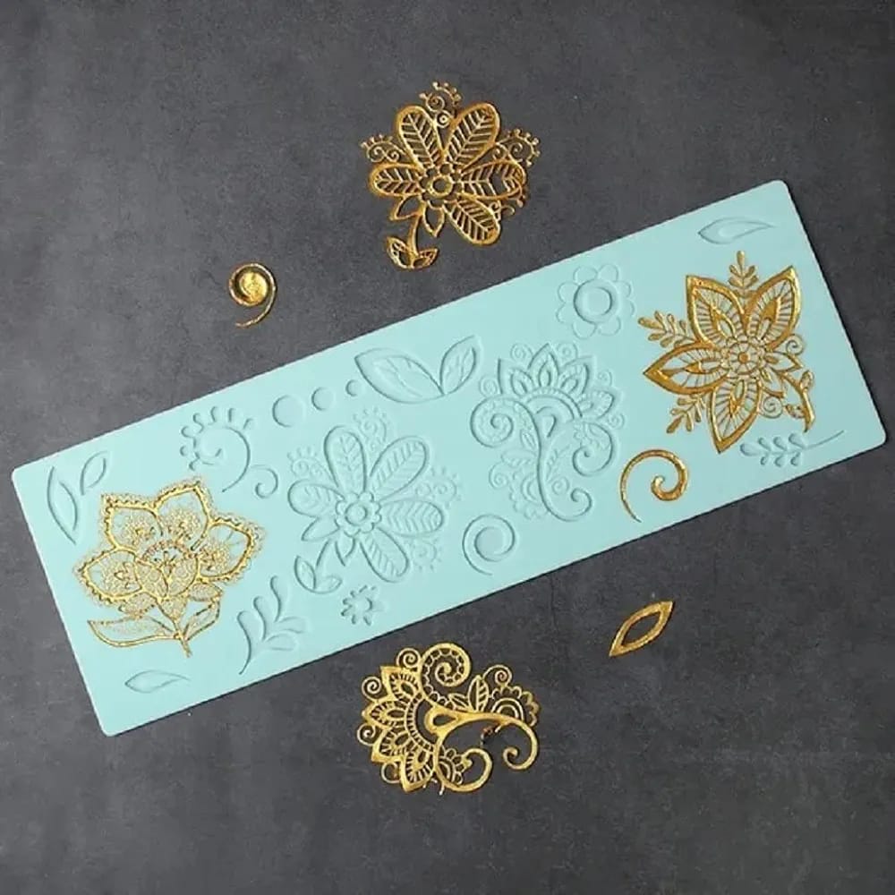 Floral Silicone Fondant Mold