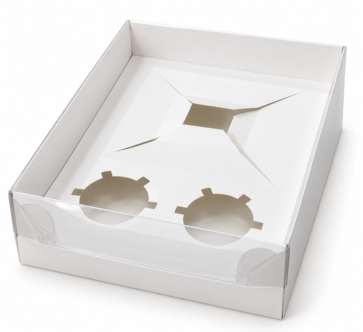Cake & Cupcake Box with Lid Pack Of 10 Size - 11x8x3 inch