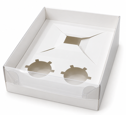 Cake & Cupcake Box with Lid Pack Of 10 Size - 11x8x3 inch