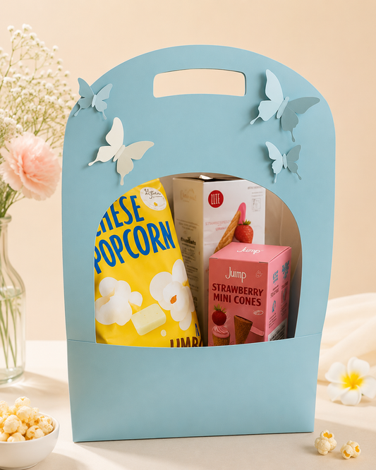Blue Butterfly Bloom Hamper box pack of 10