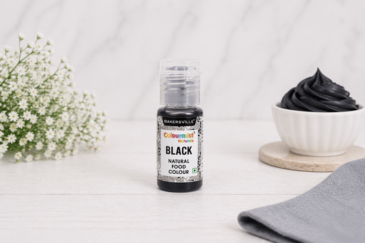 BAKERSVILLE COLOURMIST NATURAL FOOD COLOUR 20GM BLACK COLOUR