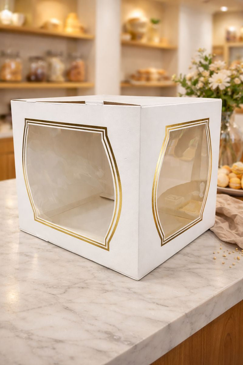 2 side window tall cake box 14x14x17 pack of 10