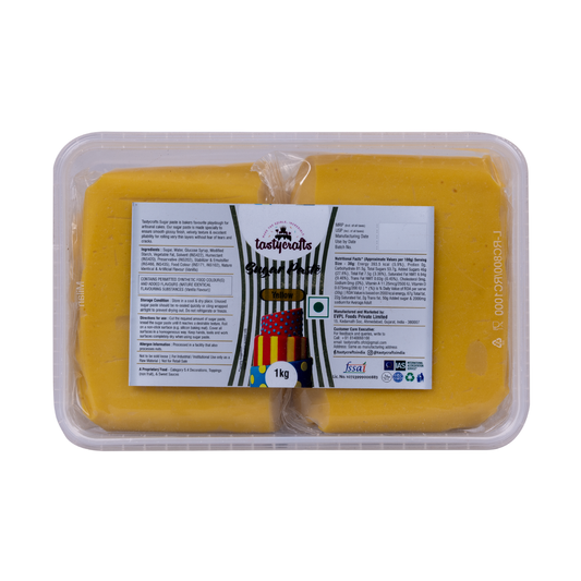 Tastycraft sugar paste yellow