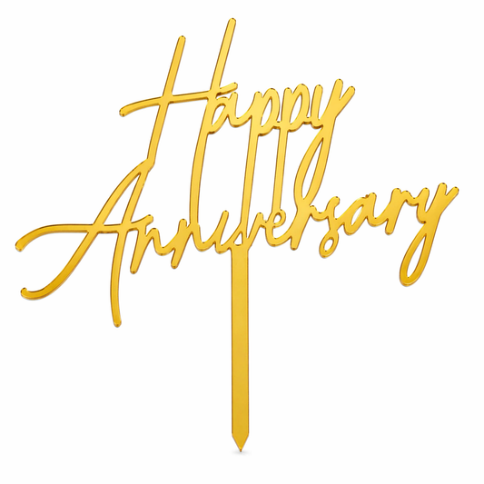 Happy Anniversary Acrylic Topper RT00276