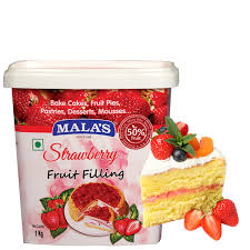 Mala's Strawberry Fruit Filling 1 kg