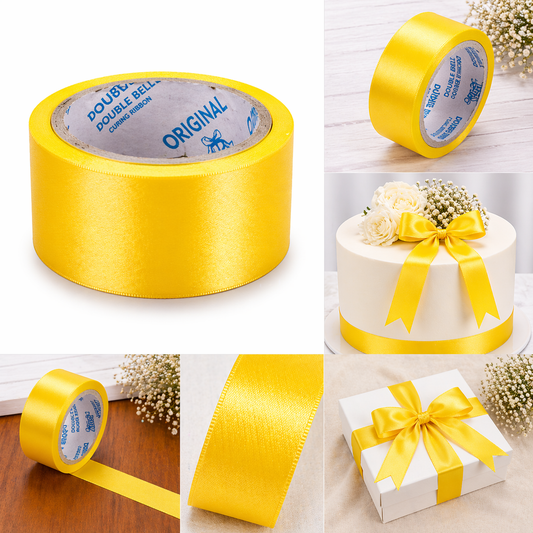 Yellow ribbon (lenght approx 6.5 m breadht 2.2 cm)