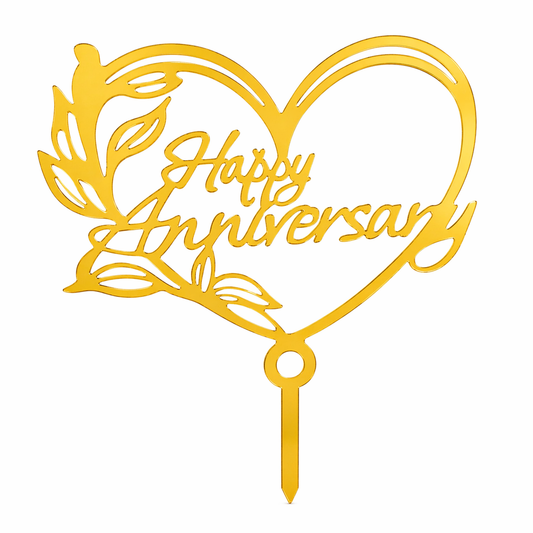 Happy Anniversary Acrylic Topper RT00229