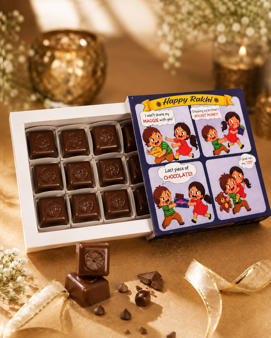 12 Cavity Chocolate Box (Every Sibling Story in One Box..) Pack Of 10