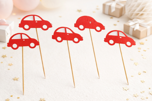 Red Car Topper Pack of 5 (LWA-129)