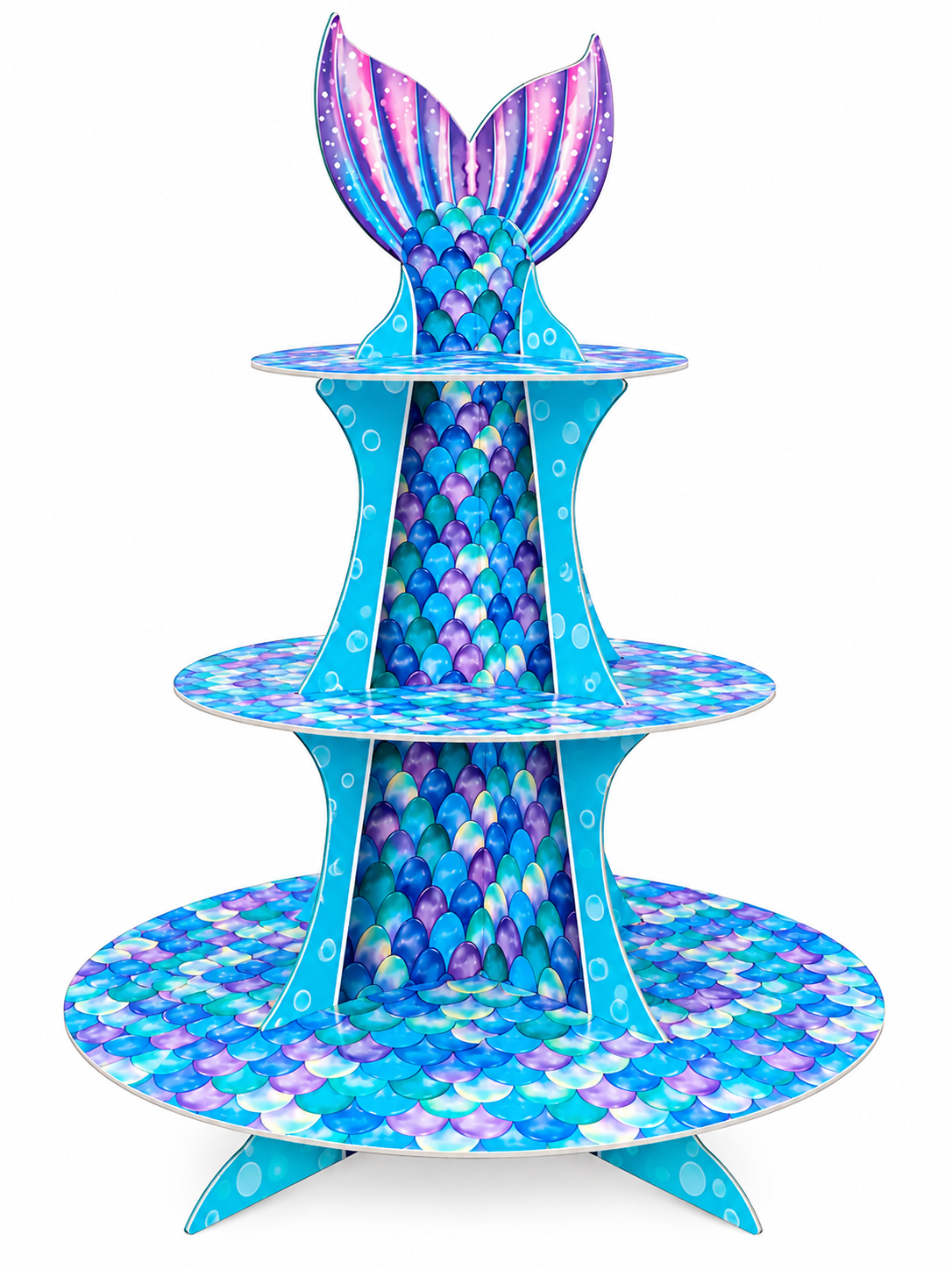 Mermaid Theme 3-Tier Cupcake Stand