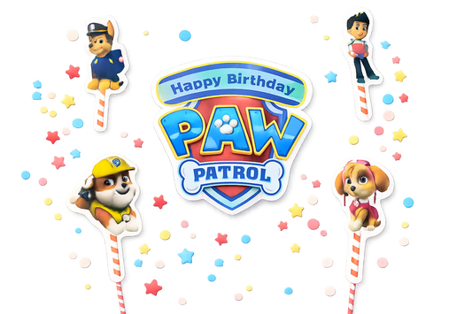 Paw patrol theme topper