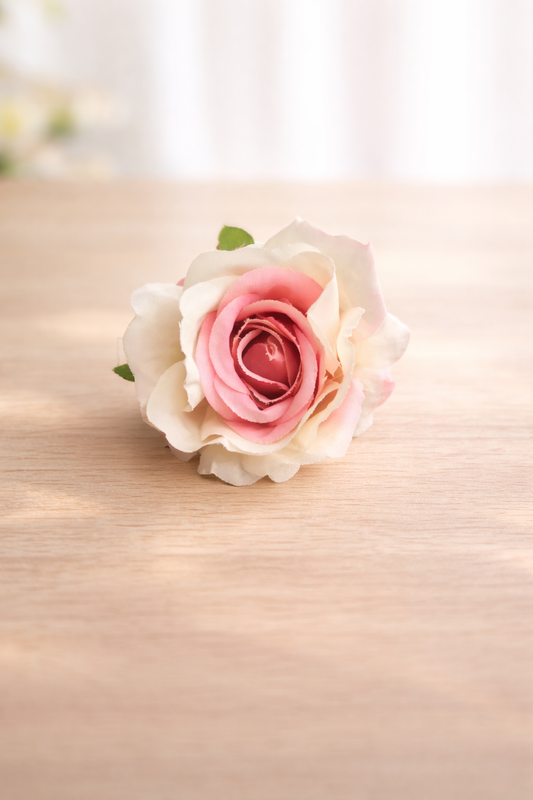 Korean Artificial Rose Flower Dual - Tone Pack of 3