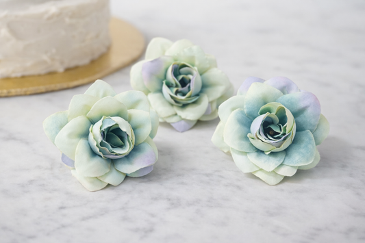 Green & Cream Rose flower