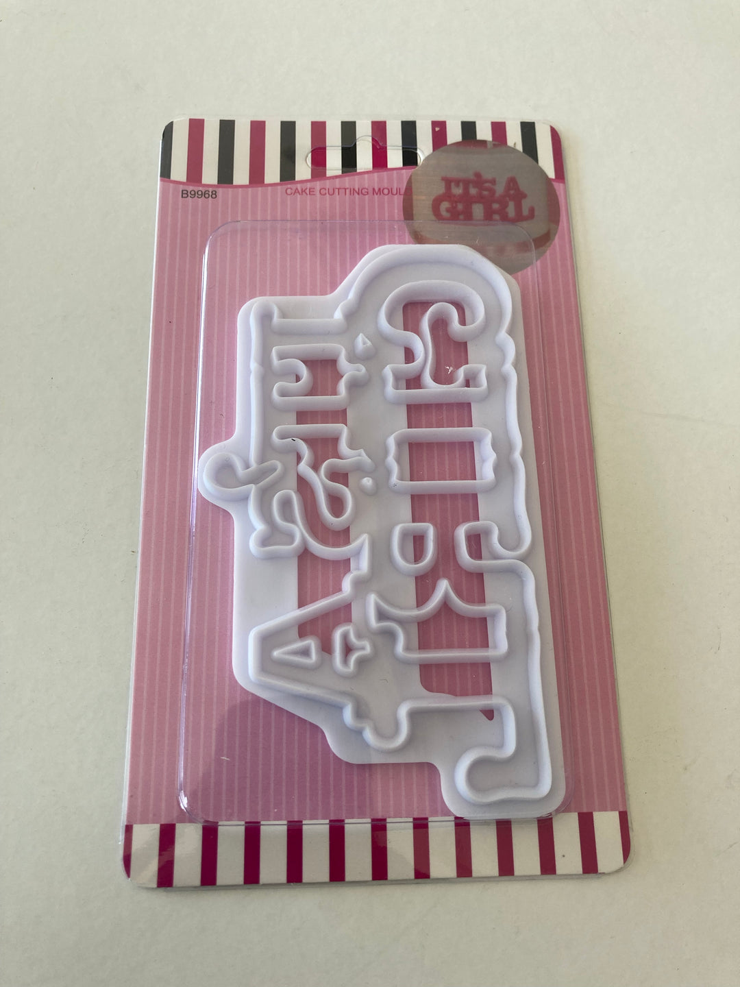 Its a Girl Fondant Cutter
