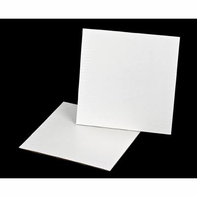 Square White 2 Pound Baseboard Size - 10 inch