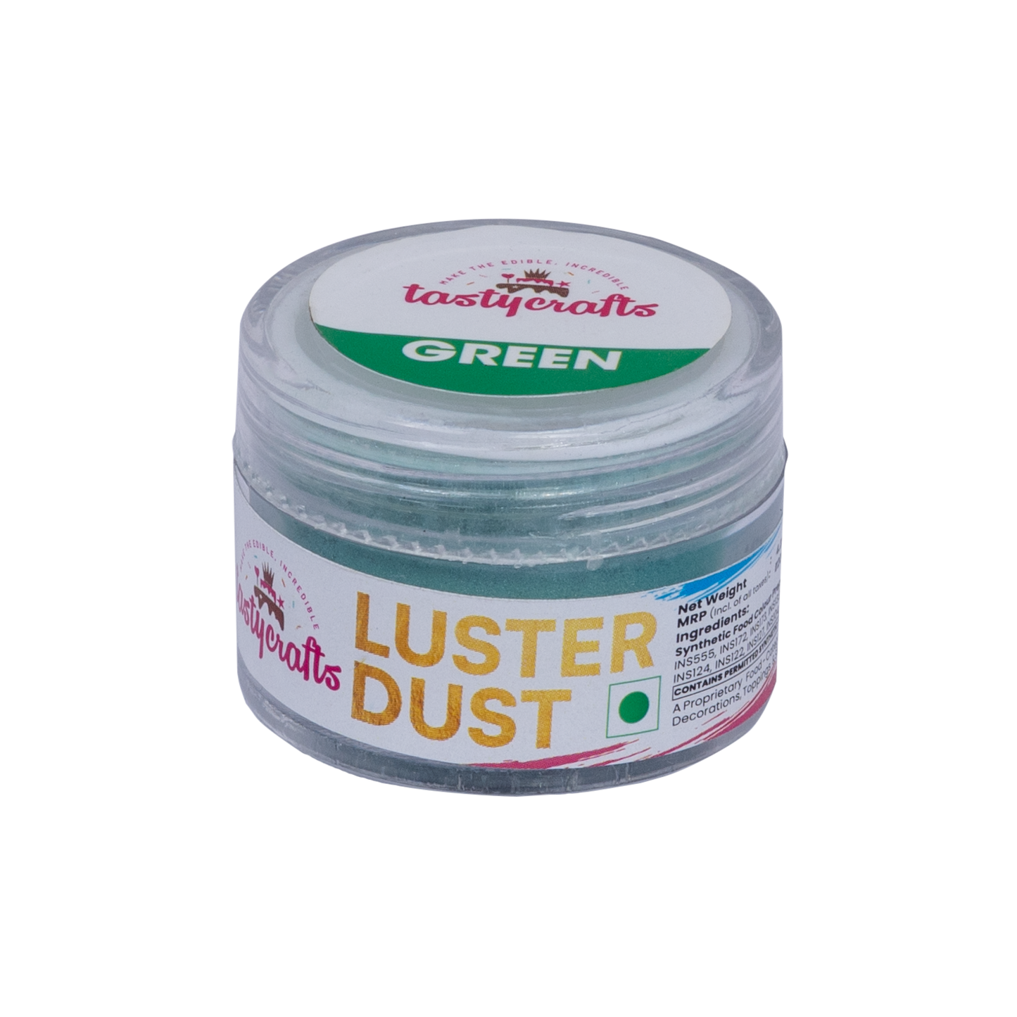 Tastycraft Green Luster dust 4.5 gm