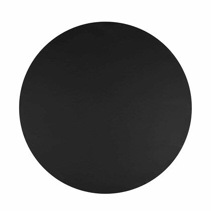 12 inch Black Round Mdf Base Board