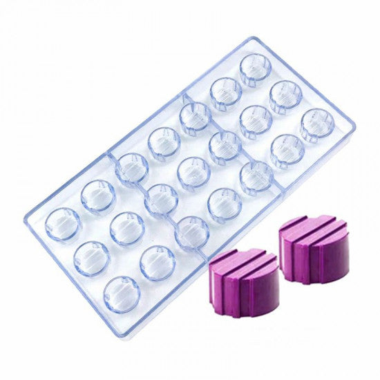 Poly Carbonate Chocolate Mould 21 Cavity
