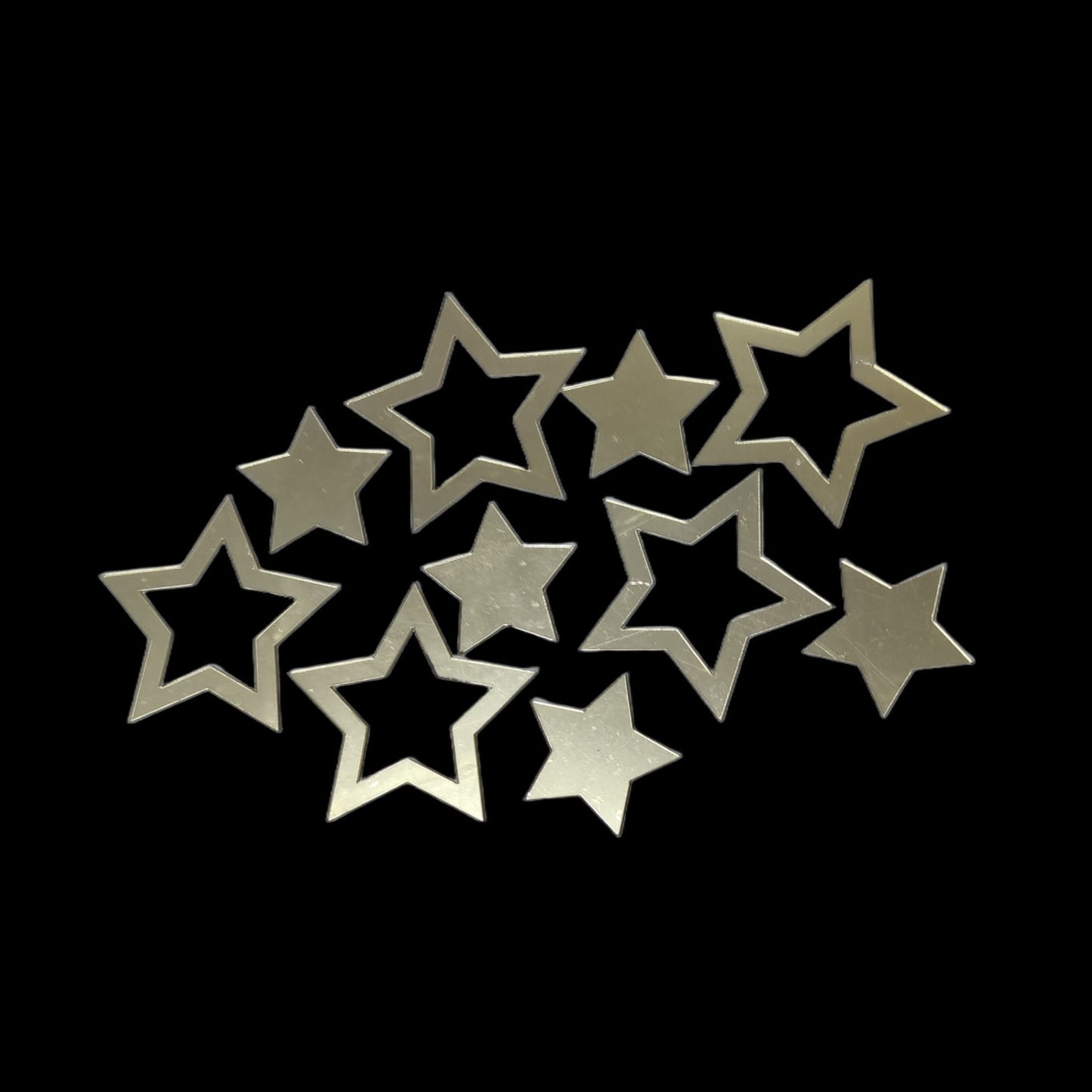 Acrylic Star Topper Set of 10