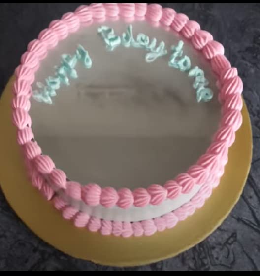 Round Selfie mirror for cake size - 8 Inch