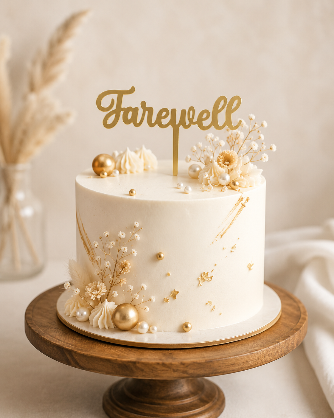 Farewell 3 Inch Acrylic Topper Pack Of 10