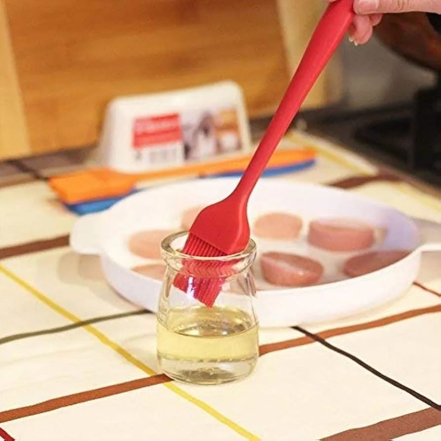 Premium silicon spatula & brush set - small
