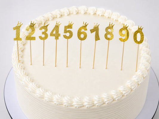 Golden Number Topper Pack of 10 (LWA-019)
