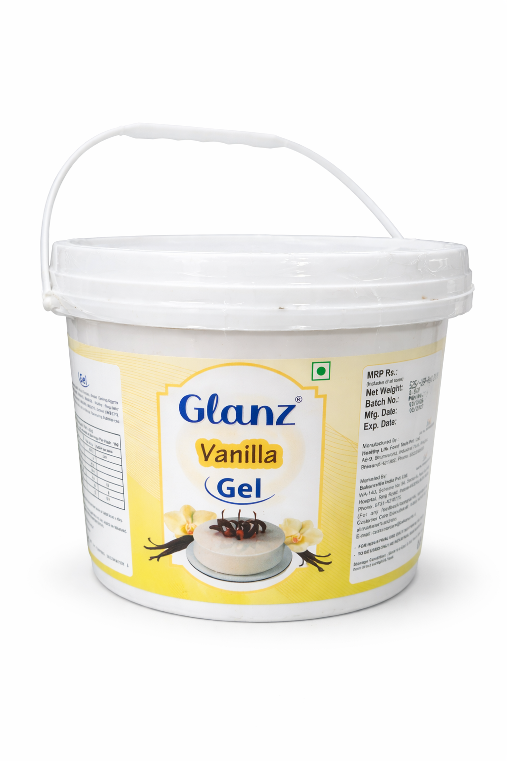 Bakersville Glanz vanilla gel 2.5 kg