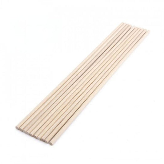 Wooden cake dowels - thin ( pack of 10)