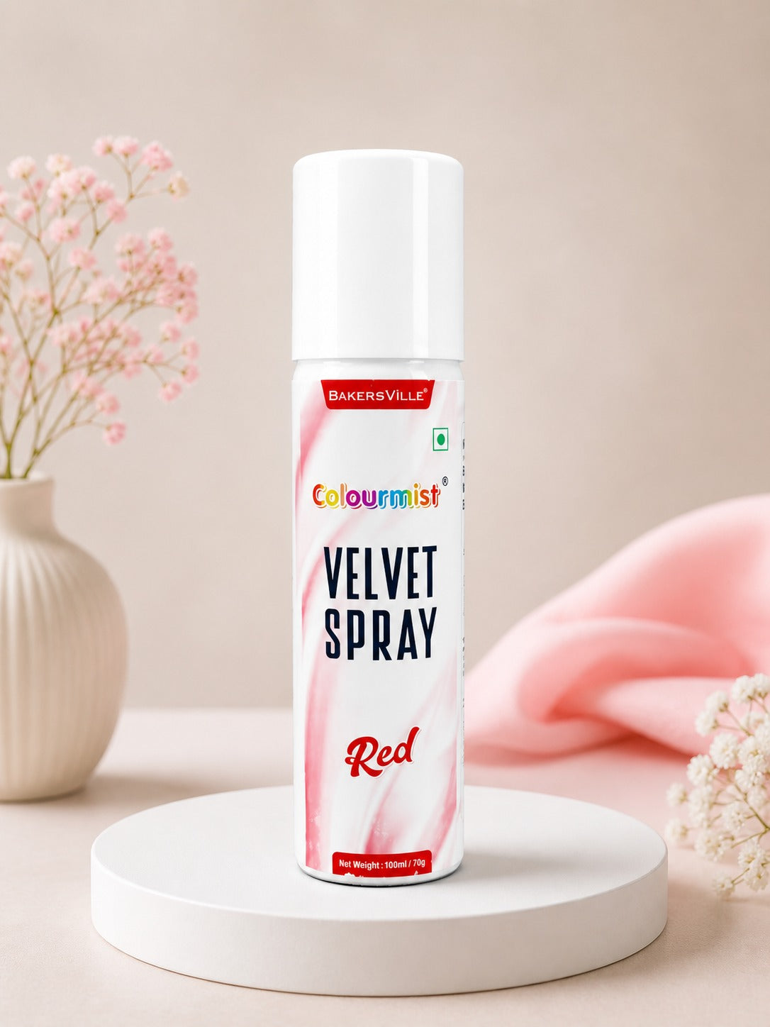BakersVille Colourmist Red Velvet spray colour 500g