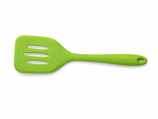Zeal silicone slotted turner with a stainless steel core (random colour)
