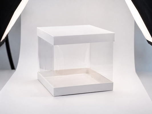 Pull me up Square Cake Box (8x8x8 inches)