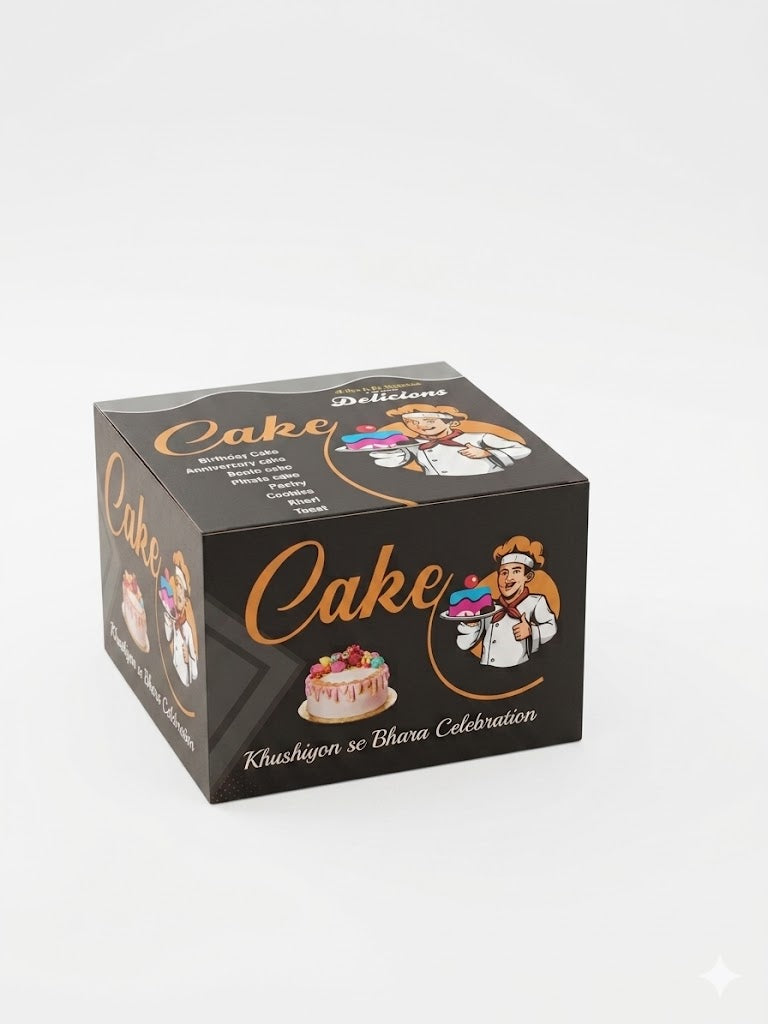 Cake box size 7*7*5
