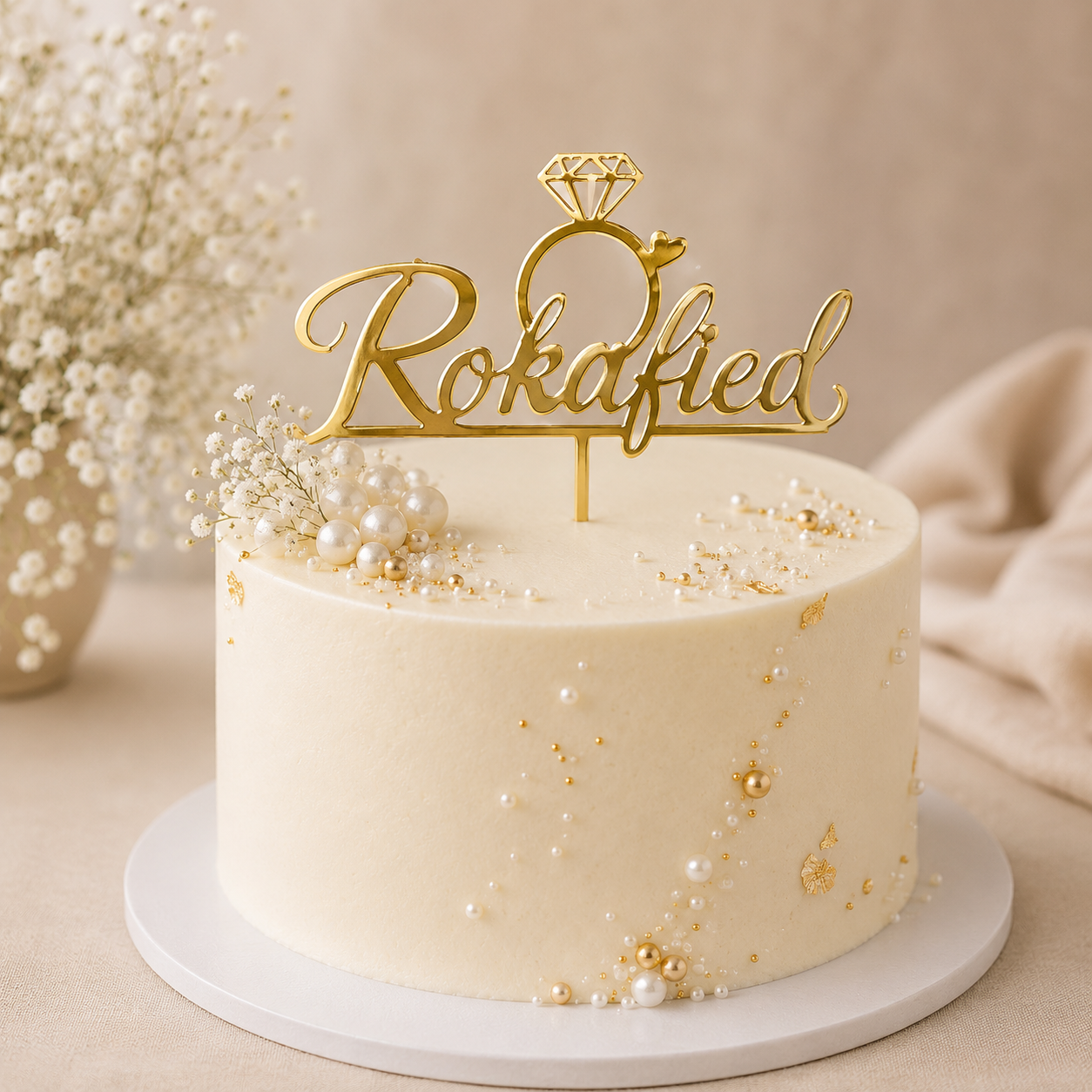 Rokafied 3 inch Acrylic Topper pack of 10
