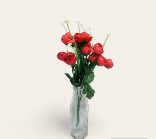 Mini Red  Peony Flower Bouquet NS4118-I