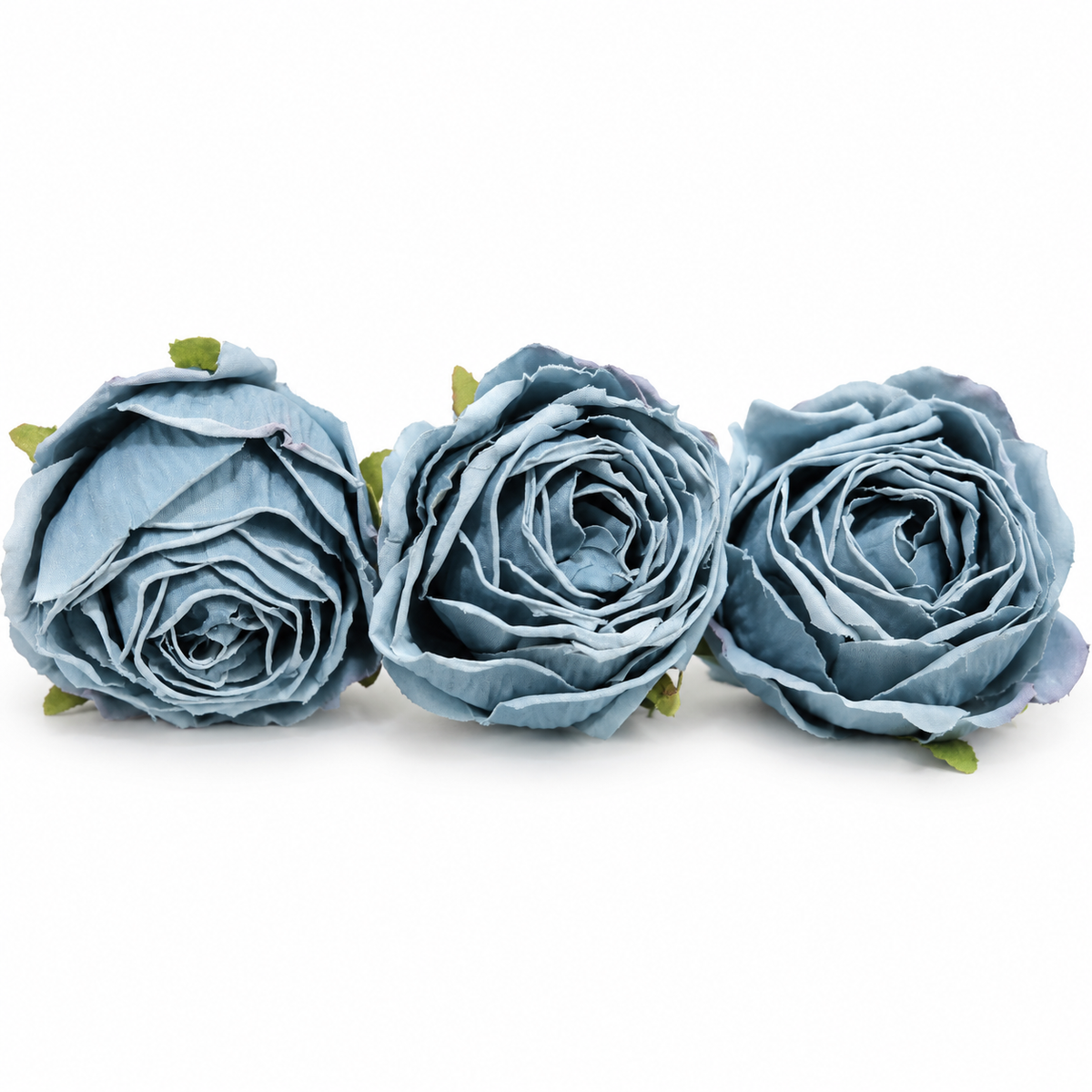 Artificial Dusty Blue Flower Set Of 3