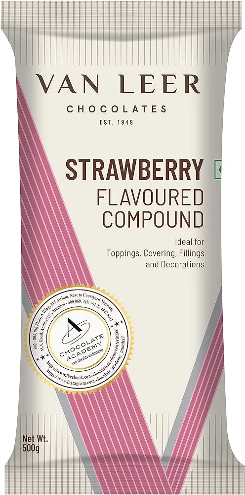 Van Leer Strawberry Flavoured Compound 500 gm