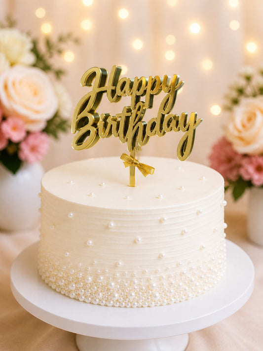 Happy Birthday topper pack of 10 (3inch)