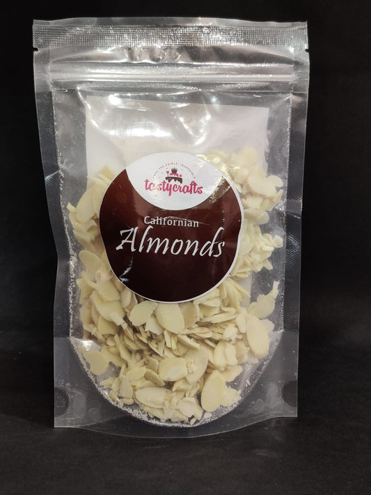 Tastycrafts Almonds Sliced Blanched 100 gm