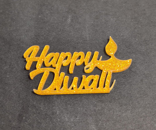 Happy Diwali Tag size - 3 inch