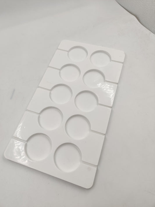 Round lolipop mould